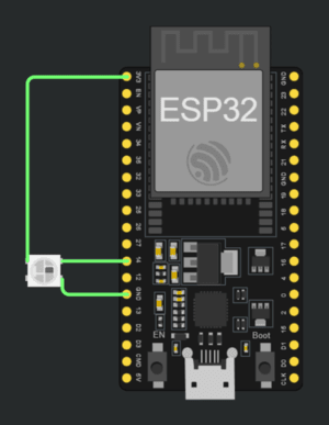 Connect the LED strip to pins 3V3, GND and GPIO14