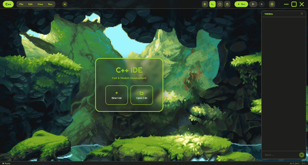Welcome Screen