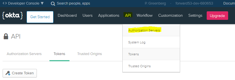 Okta Developer - API