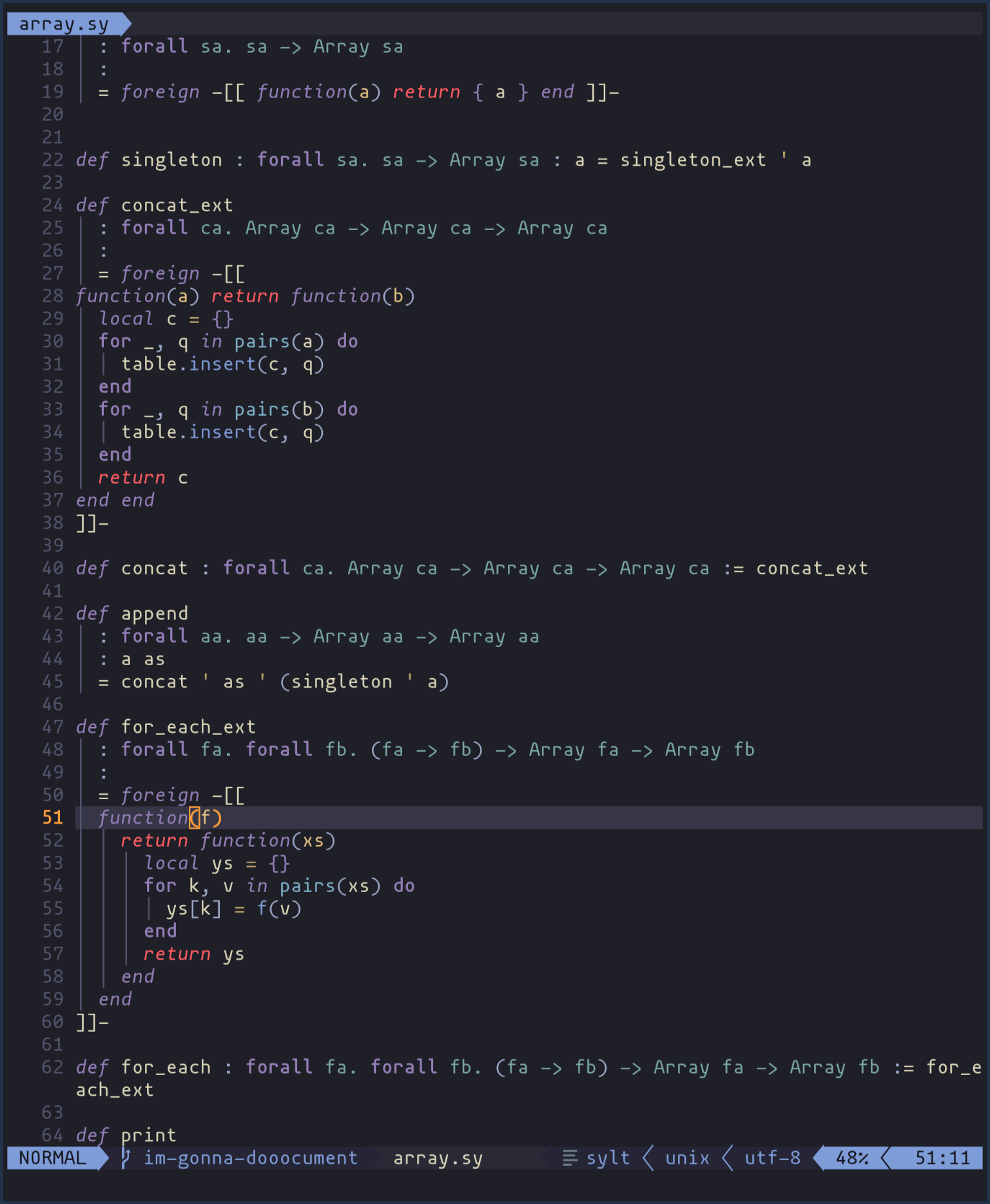 Image of code highlighting