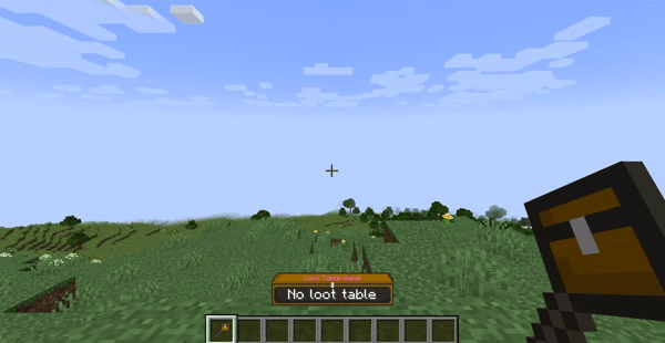 Selecting loot tables