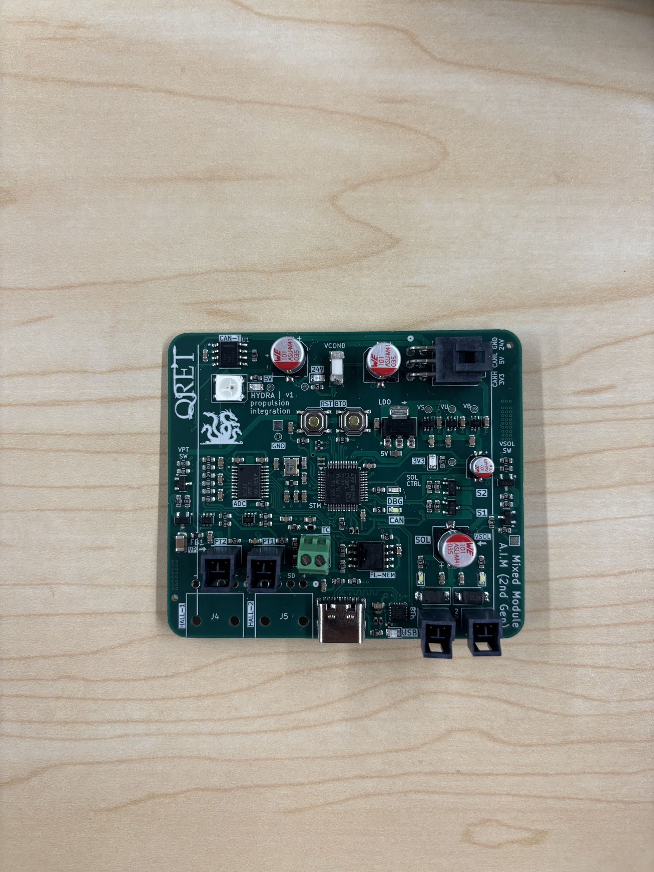 QRET 25-26 SRAD Hybrid Lower Control Module, from the project README