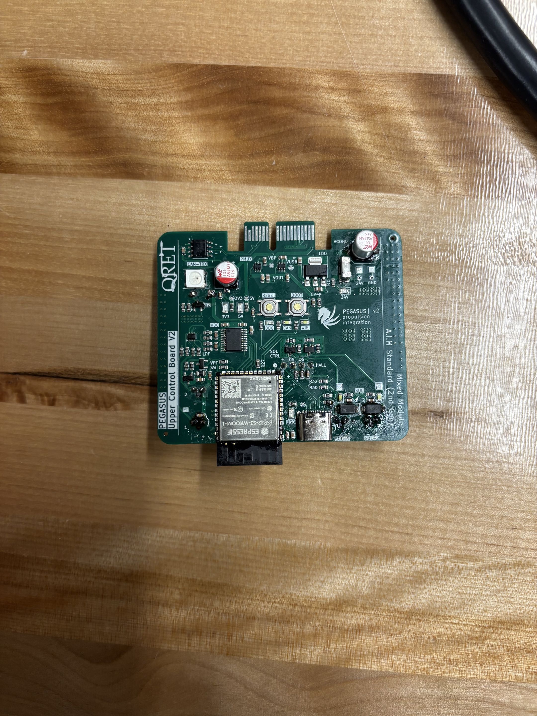 QRET 25-26 SRAD Hybrid Upper Control Module, from the project README