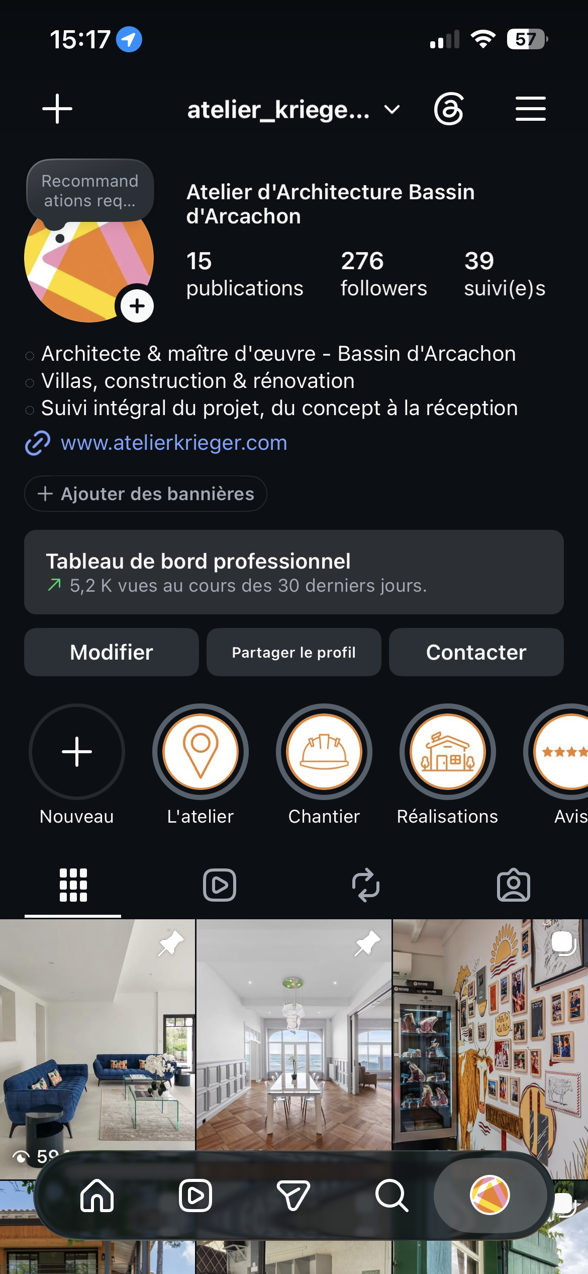 Compte Atelier Krieger