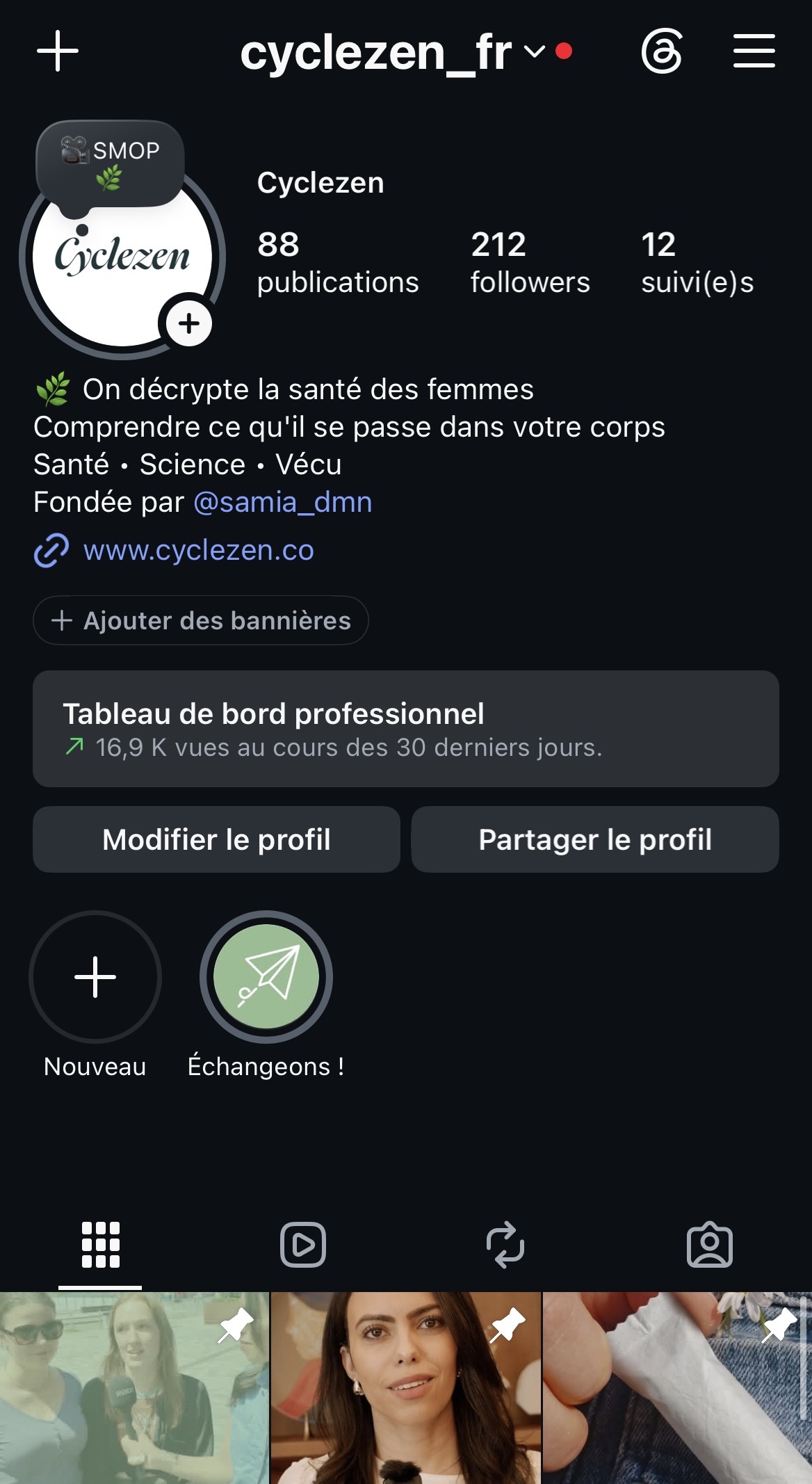 Compte Cyclezen