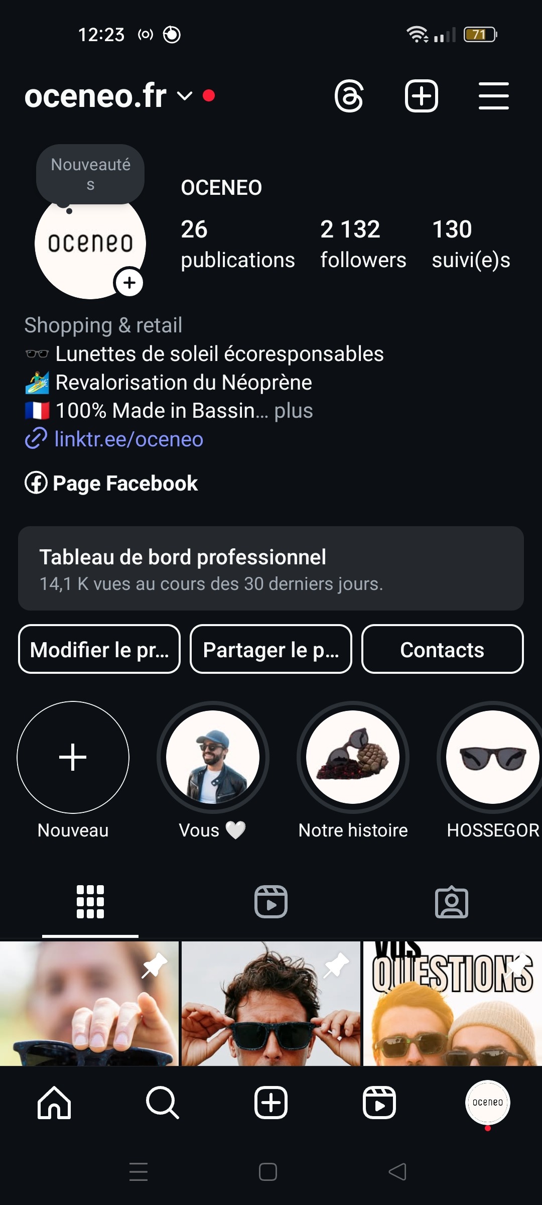 Compte Oceneo