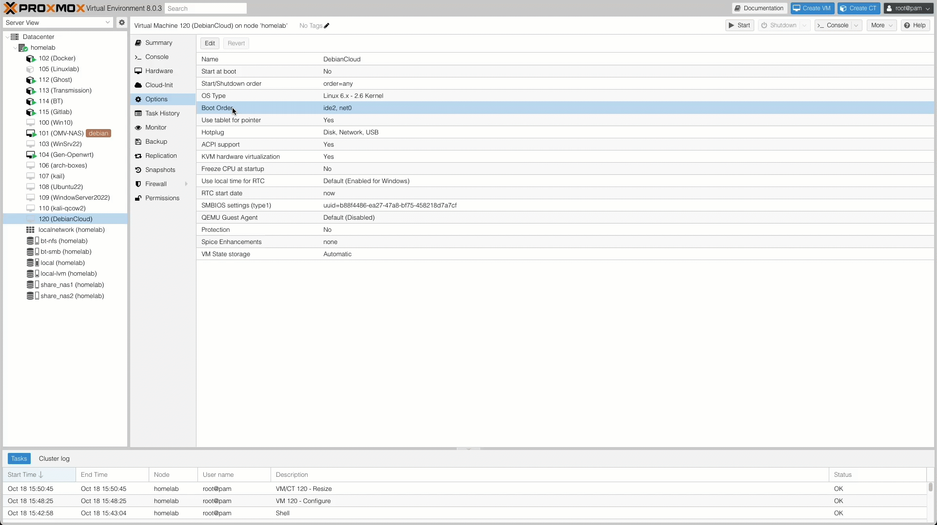 配置 Boot 引导顺序操作