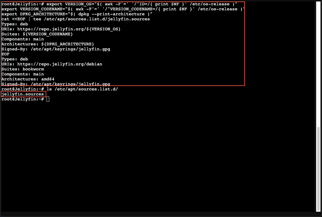 12.create-lxc-jellyfin-Jellyfinsources