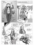 A comic about Ella, the model, introducing helself. She's not the sharpest tool in the shed.