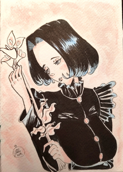 Elegant and fragile, like a flower