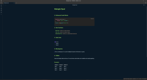 Midnight-Fjord Theme Screenshot
