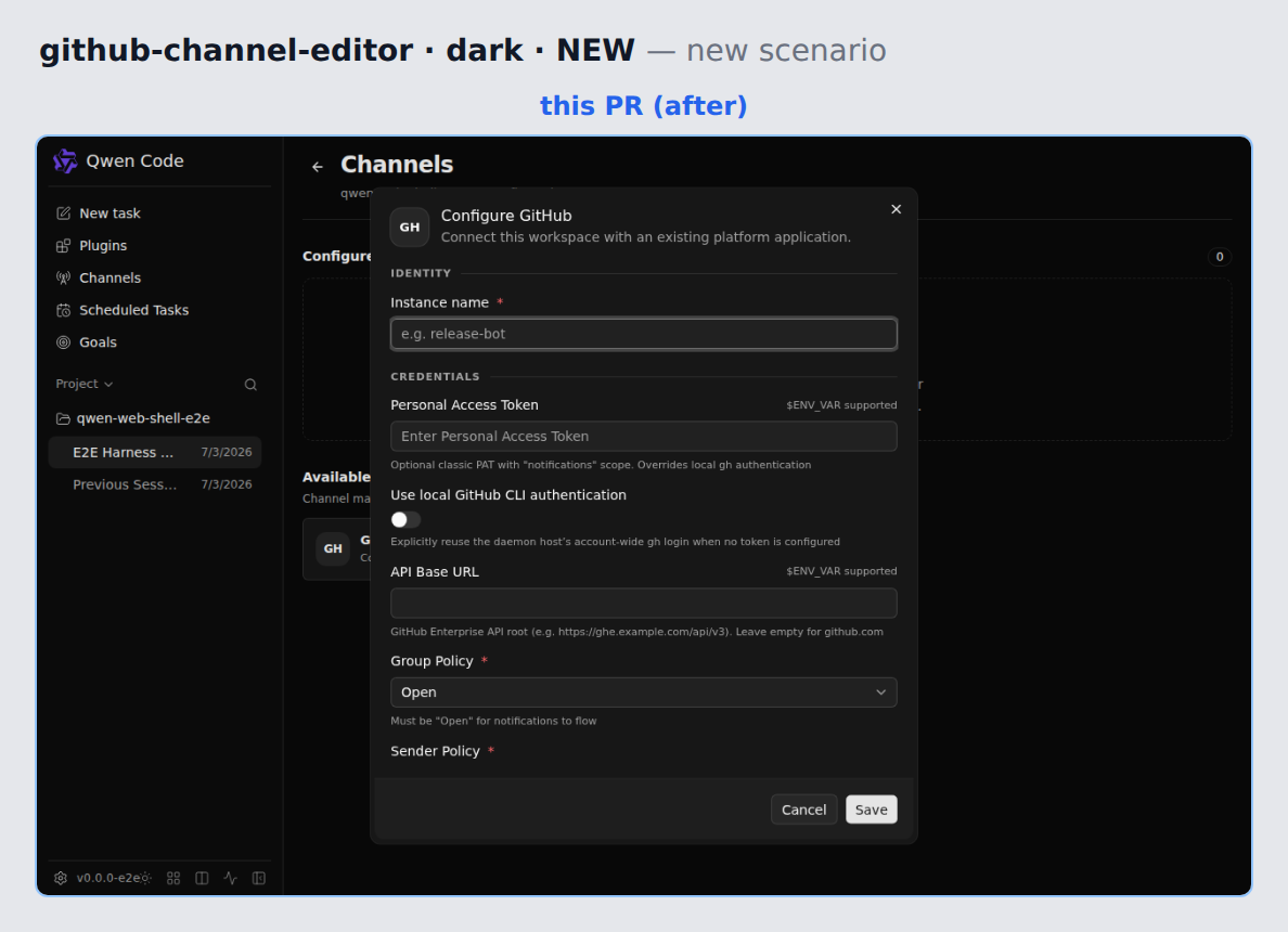 github-channel-editor-dark before/after