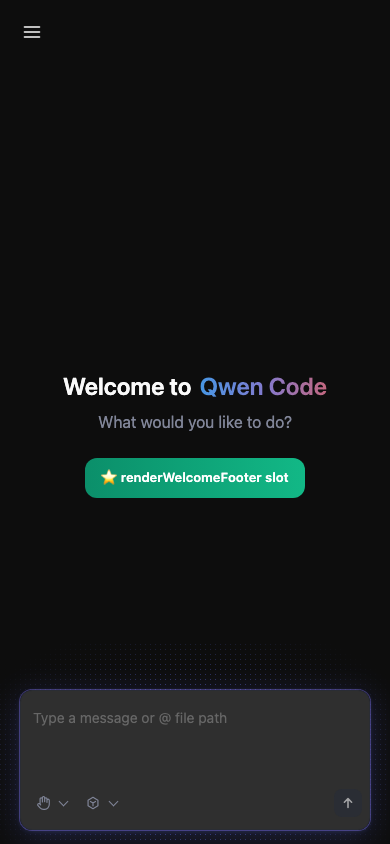mobile footer middle