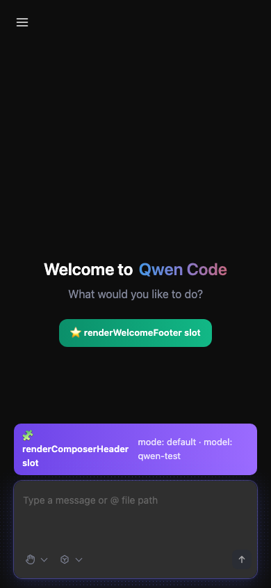 mobile header and middle