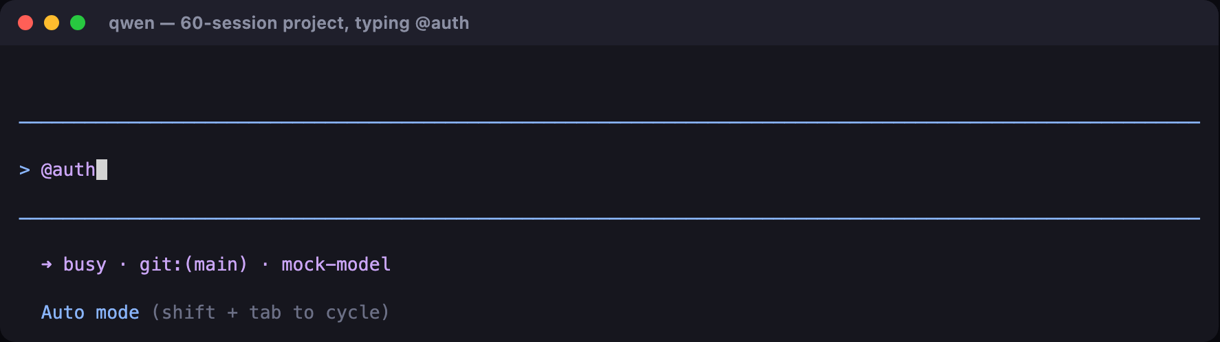 60 sessions, @auth misses