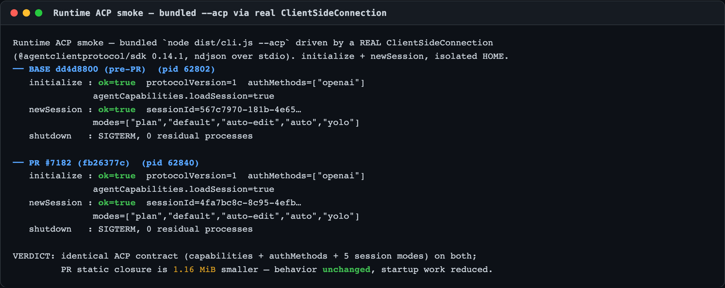 Runtime ACP smoke A/B