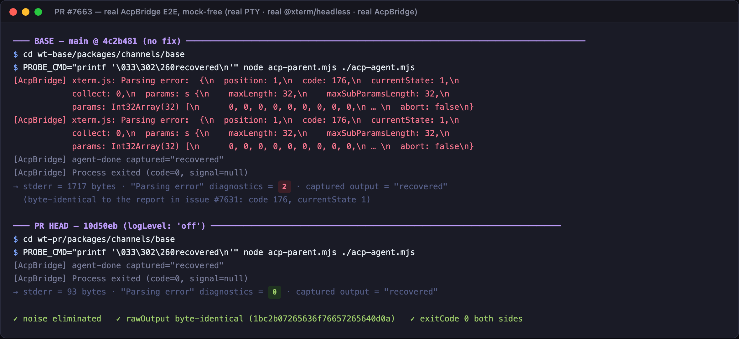 real AcpBridge E2E