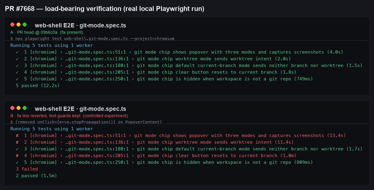A/B terminal run