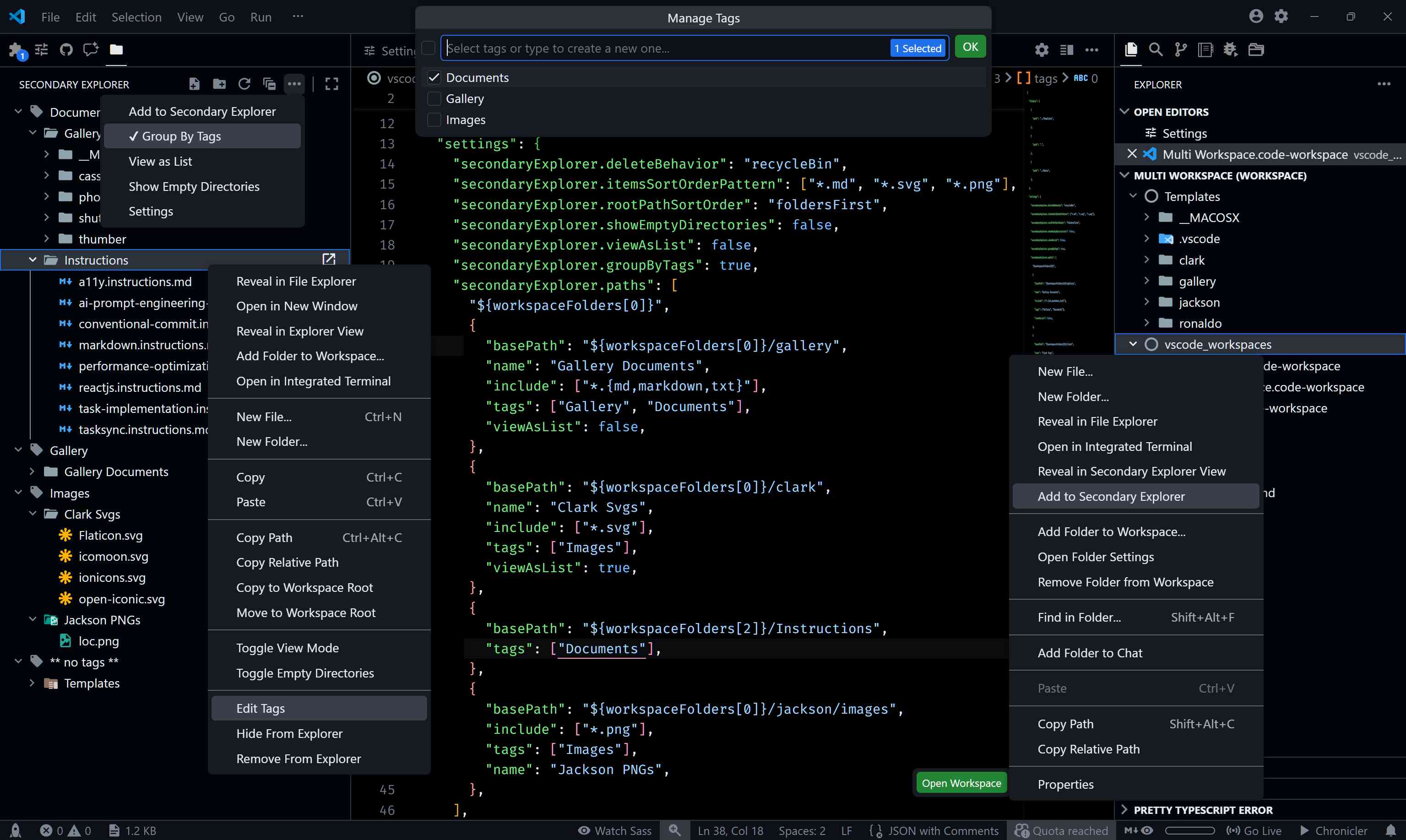 Secondary Explorer preview