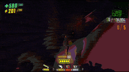 Trudge pulling the player in, gun stays in hand