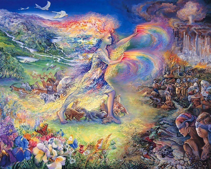 All the author and painter rights to the painting called No more belong to Josephine Wall.