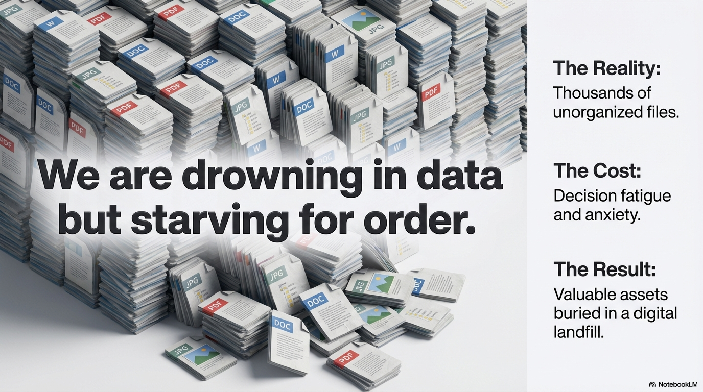 We are drowning in data but starving for order