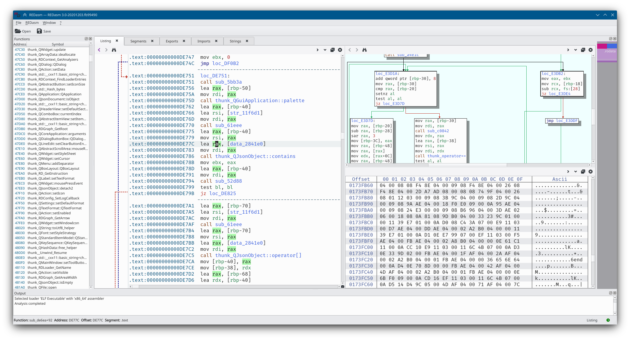 linux disassembler python