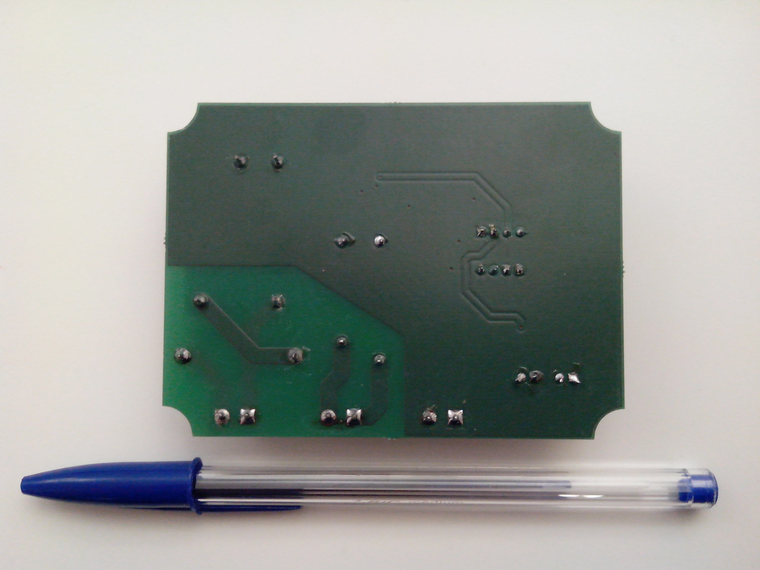 Assembled PCB bottom