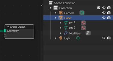multisocket output node result