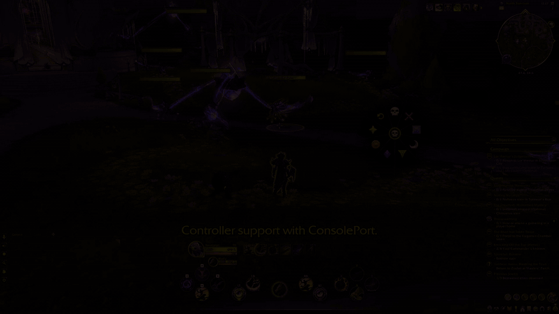 Marking targets with a controller through ConsolePort