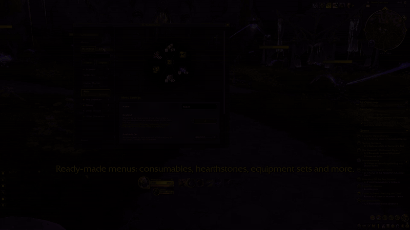 Browsing the Library and removing an action from a menu