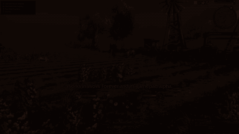 Marking targets in WoW Forever with its gamepad UI