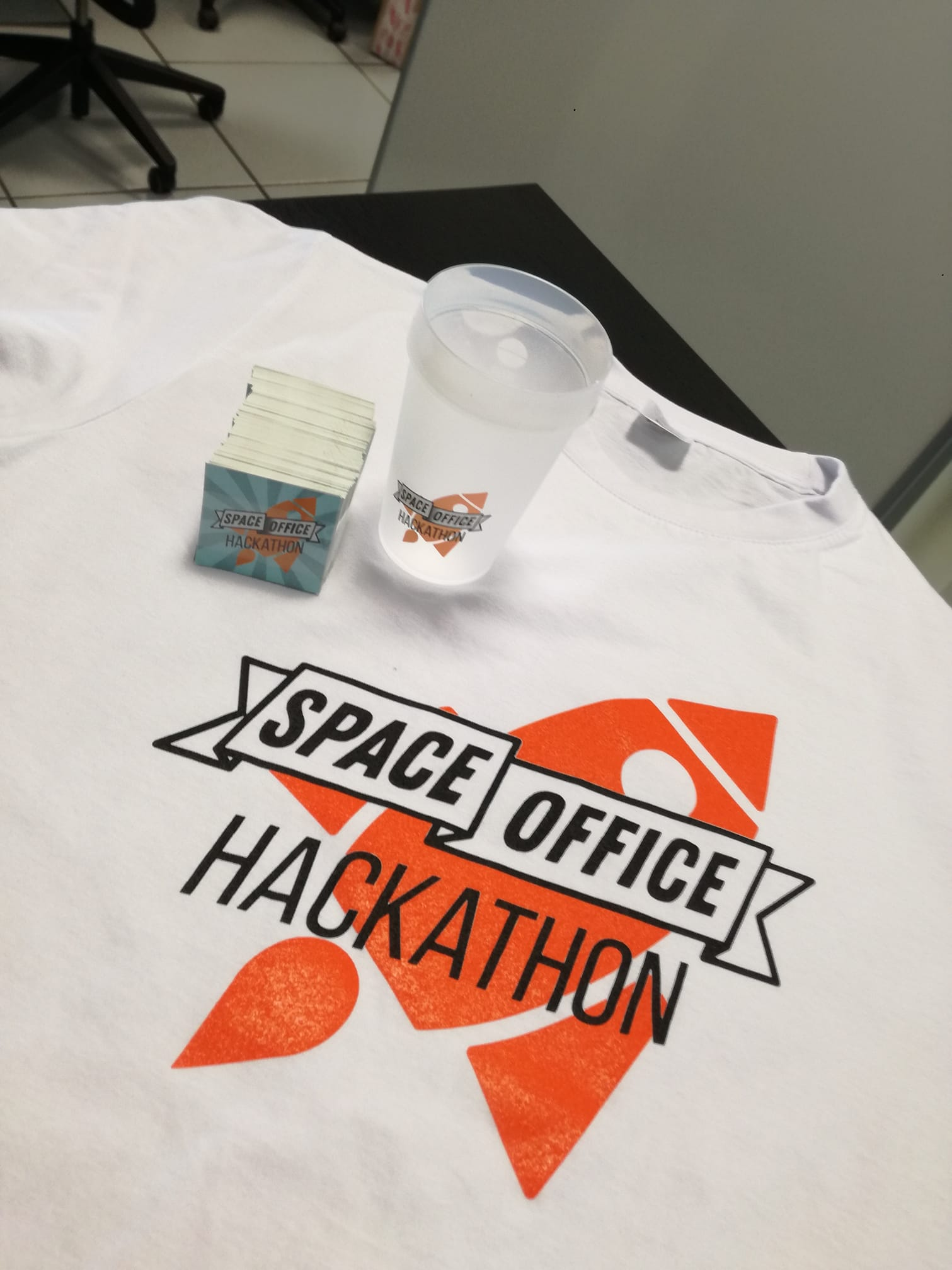 Space office event goodies picture