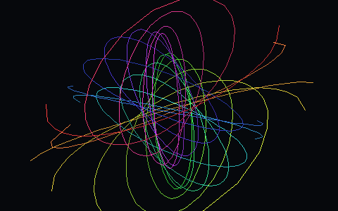 Hopf fibration — the circles of S3