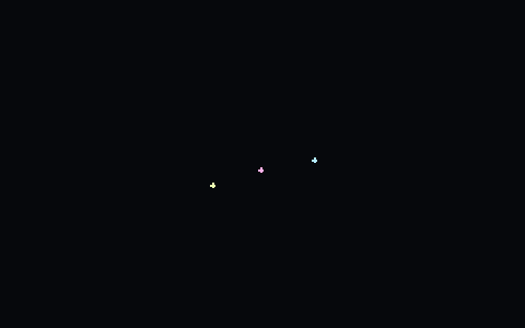 Three-Body Ballet — the figure-8 choreography forming