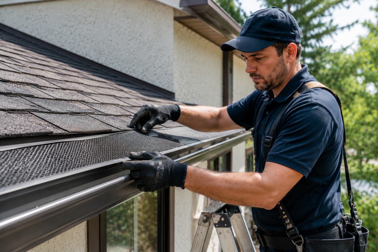 Gutter guard installation