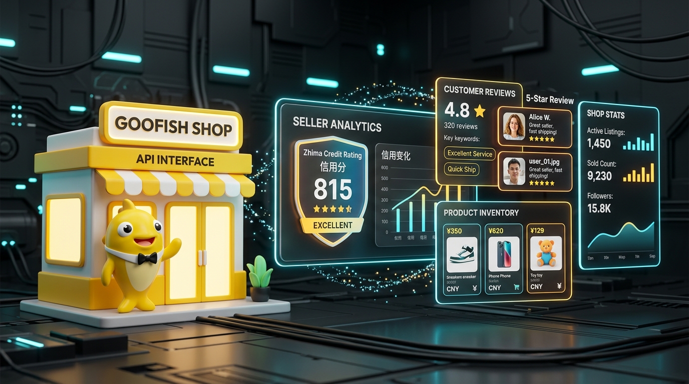 Goofish Sellers & Reviews Scraper by ScraperPro