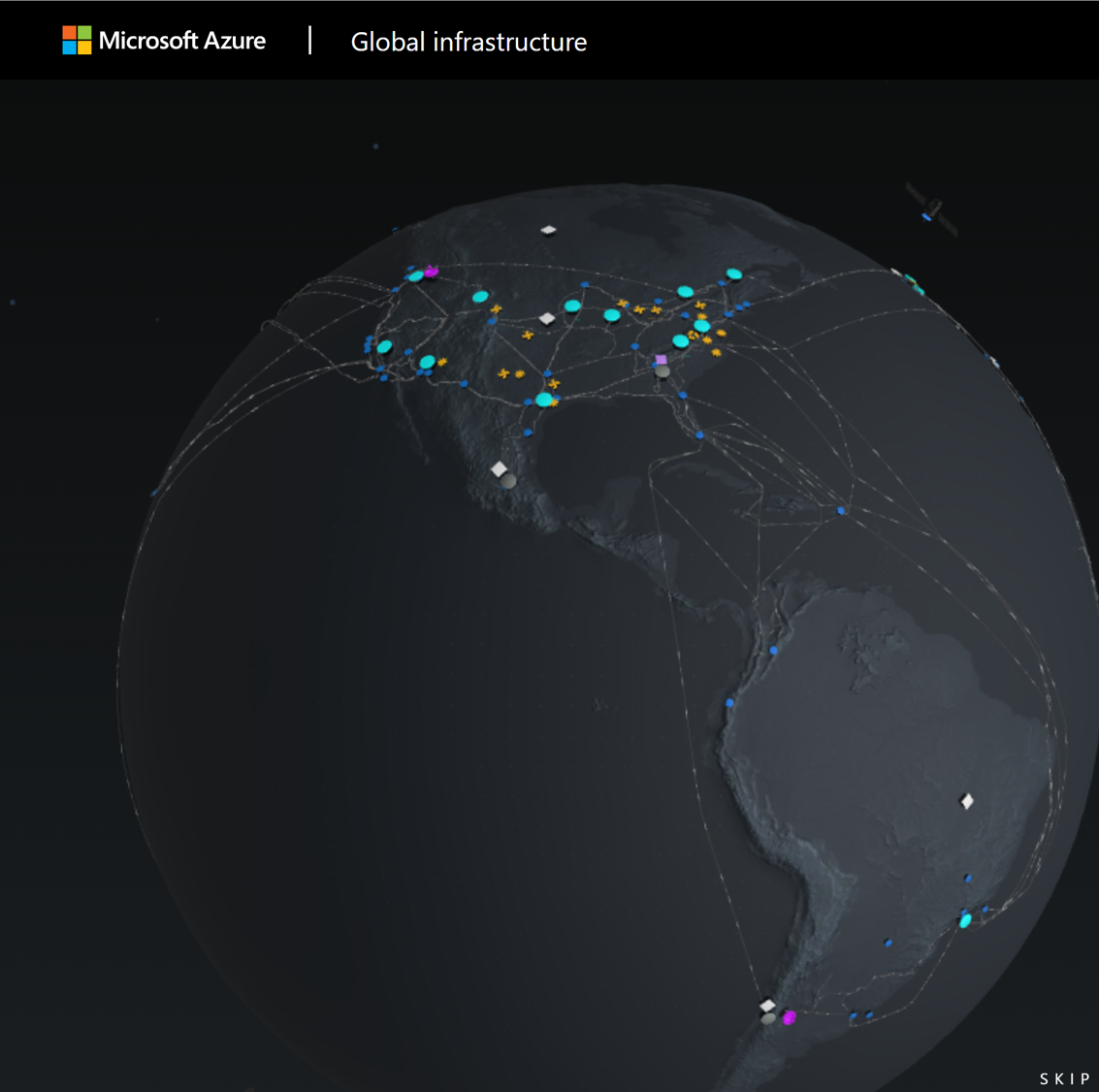 Azure globe