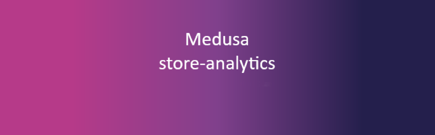 Medusa store-analytics logo