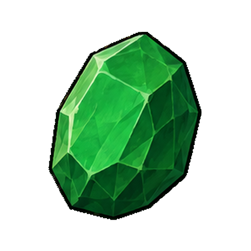Uncut emerald