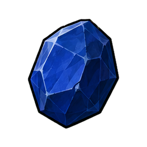Uncut sapphire