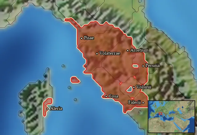 Where Etruscan Elite Swordsmen can be recruited