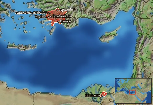 Where Karian Thureophoroi can be recruited
