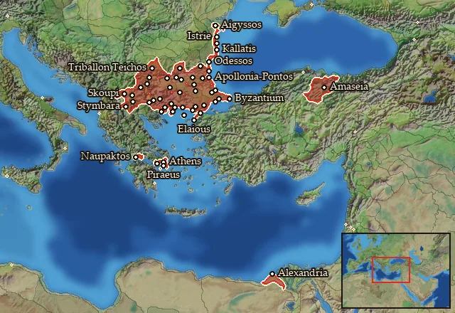 Where Mercenary Thracian Hippakontistai can be hired