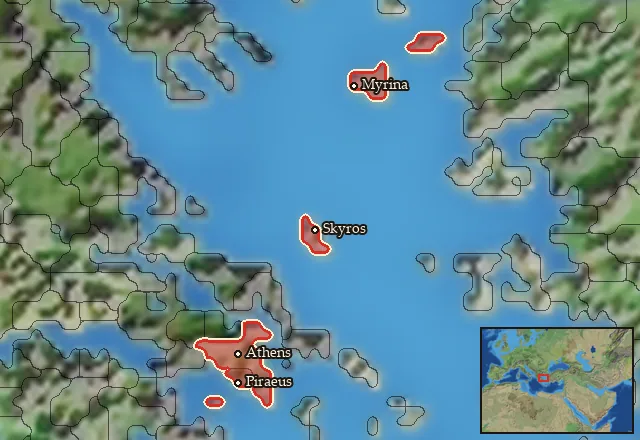 Where Athenian Hoplites can be recruited