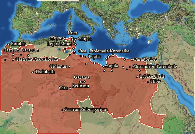 Where Libyan Phalangites can be recruited