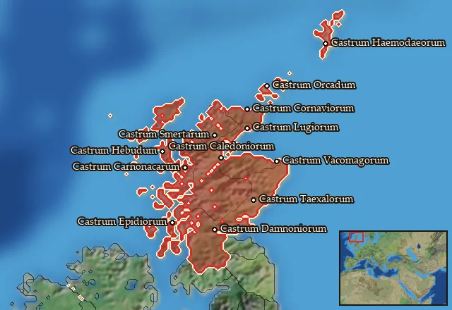 Where Caledonian Swordsmen can be recruited