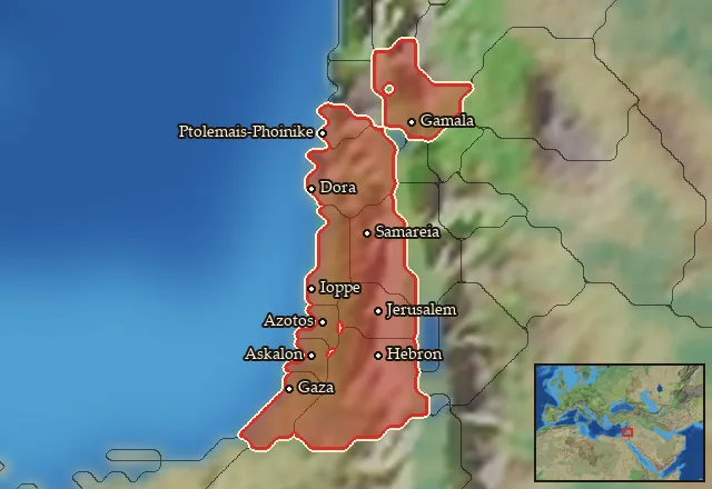 Where Mercenary Judaean Spearmen can be hired