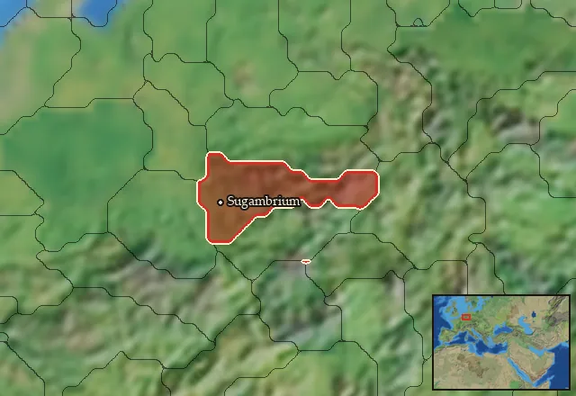 Where Sugambrian Wolf Warriors can be recruited