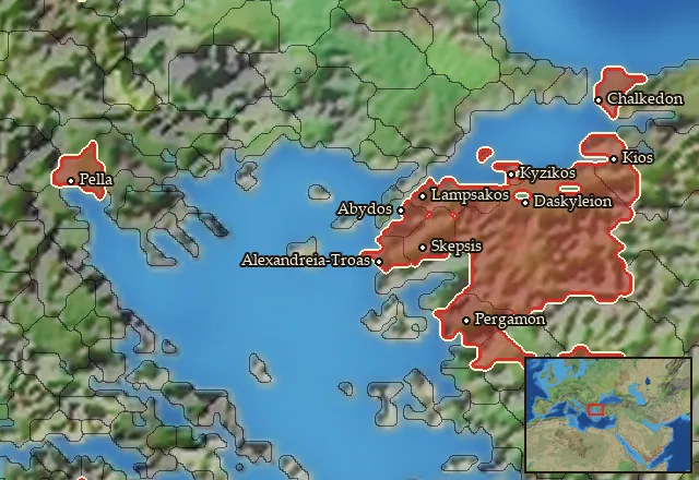Where Mercenary Mysian Javelinmen can be hired